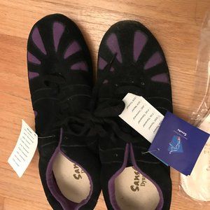 Voltage Dance Sneakers Genuine Cow Leather